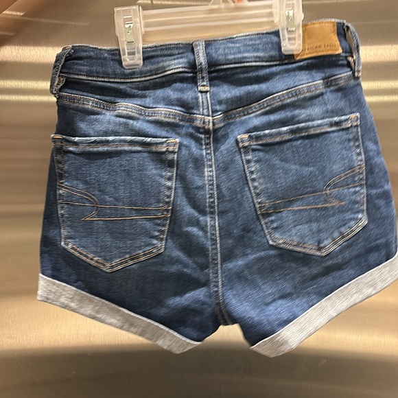 american eagle shorts dark wash size 0 - Picture 2 of 3
